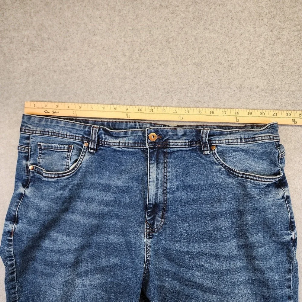 The Perfect Jean‎ NYC TPJ Thick Thicc Jeans Stretch Denim 42x32 Mens Blue Pants